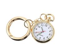 FOMIYES Montre de Poche Bleu Montre Porte-clés Montre de Soins Infirmiers Montre infirmière Montre Gousset Suspendue Montre de Trousseau Montre Suspendue Montres d'allaitement Quartz Doré