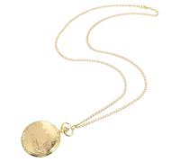 FOMIYES Montre de Poche Chronométrée en Or Motif Train Vintage Chaîne Pendentif Montre Présent pour Boîtier Métal Affichage Précis de L'Heure Style Rétro