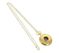 FOMIYES Montre De Poche en Or Montres De Poche pour Hommes De e Vintage en Or Faveur du Parti De e Classique De e Exquise Un Verre Doré