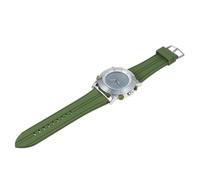 FOMIYES Montre Électronique Multifonctionnelle pour Étudiants Double Affichage Lumineux Bracelet en Silicone Vert Ajustable Montre Numérique Sportive Nocturne pour Usage Quotidien et
