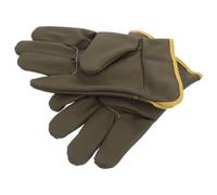 FOMIYES Moufles de Soudure pour Homme Résistants à Chaleur L'usure | Protection Complète Main, Design Ergonomique, Cuir Artificiel, pour Conducteur et Soudeur