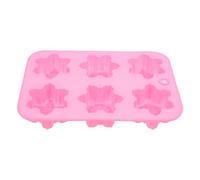 FOMIYES Moule à Savonnette en Silicone 6 Cavités Motif Flocon de Neige Antiadhésif Facile à Démouler pour Fabrication DIY de Savons Artisanaux Adapté Loisirs Créatifs et Moulage de