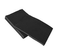 FOMIYES Nappe en Papier pour Manucure 125 Pièces Noir Confortable Toucher Absorbe Poussière et Eau pour Salon Nail Art
