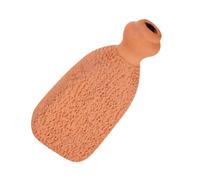 FOMIYES Natural Terracotta Foot Scrubber With Ergonomic Handle For Dead Skin Removal And Massage Compact Exfoliating Clay Tool For Hard Skin And Cracked Heels Care