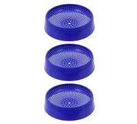 FOMIYES Nid de Reproduction pour Oiseaux Design Léger et Facile à Utiliser Grosse Capacité 3pcs en Plastique Bleu pour Usine à Œufs ou Décoration