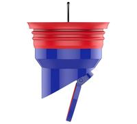 FOMIYES Noyau Anti-odeurs pour Drain de Sol 40 Mm en Silicone Bleu, Dispositif Anti-refoulement et Anti-insectes, Filtre de Canalisation Pratique pour Salle de Bain Cuisine, 1 Pièce