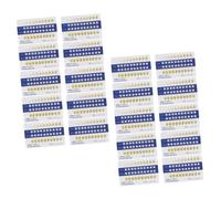FOMIYES Nuancier Dentaire Pvc 40pcs Carte De Contraste Des Teintes Dentaires Et Facile à Transporter Pour Usage Personnel Guide Pour Et Particuliers