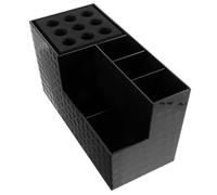 FOMIYES Organisateur D'outils pour Cheveux Compartiments Multiples Grosse Capacité en ABS et Eva Noir Robuste et Résistant, pour Salon de Coiffure ou Usage Domestique