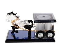 FOMIYES Ornement Cristal Cheval Carrosse Élégant Noir pour Maison, Support Parfum et Huiles Essentielles, Décoration Chambre ou Présent pour Anniversaire Couleur Couleur Aléatoire