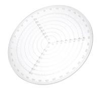 FOMIYES Outil de Centrage pour Bois en Acrylique Solide Règle de Recherche du Centre Rond, pour Travail du Bois et Artisanat Précis