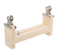 FOMIYES Outil de Tissage de Cordons en Bois Kit Support et Pinces, Cadre Robuste pour Fabrication de Bracelets, Adapté aux Adultes et Garçon et Filles, pour Artisanat Créatif et Loisirs