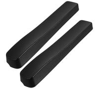 FOMIYES Paire d'Accoudoirs Rembourrés en Mousse PU Résistants à L'Eau pour Fauteuil Roulant, Accessoires de Remplacement Entraxe Ajustable, Adaptés aux Scooters de Mobilité