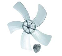 FOMIYES Pales de Ventilateur Accessoire de Remplacement en Plastique Noir 5 Lames Silencieuses et Faciles à Nettoyer pour Ventilateur Pied