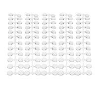 FOMIYES Palette de Présentation pour Nail Art 120pcs en Plastique Base Plate Stable et Forme Ronde, pour Salon de Manucure et Pratique Professionnelle