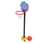 FOMIYES Panier de Basket pour Garçon et Filles à Hauteur Réglable, Basketball Intérieur et Extérieur Motif Éléphant, Panier de Basket pour Bébé Garçon Fille, Sport Ludique et Mobile