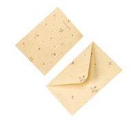 FOMIYES Papier à Lettres Enveloppes 20 Pièces 10 Papiers à Lettres 10 Enveloppes Motif Petites Fleurs Format Standard pour Correspondance Kit D’écriture pour Vœux Mariage et