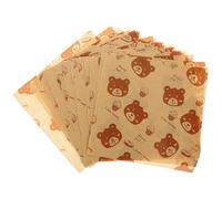 FOMIYES Papier D'emballage Alimentaire Indélébile 20x20 Cm 500 Feuilles Papier Sulfurisé Anti-huile pour Sandwichs, Frites et Pâtisserie, Doublures de Panier pour Cuisson et Conservation