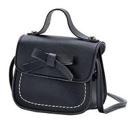 FOMIYES Paquet Bandoulière Nœud en Tissu Doux, Mini Paquet à Main pour Filles, Format Compact, Usage Quotidien des Garçons et Filles, Couleur Noire