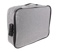 FOMIYES Paquet de Collecte de Documents de Voyage en Tissu Oxford Poignée, Grand Format Portable pour Domicile et École, Protège et Organise Passeports et Certificats