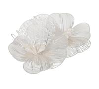 FOMIYES peigne à pétales masseur double face gros pinceaux de maquillage accessoire de mariage accessoire chic cheveux de mariée peignes à cheveux décoratifs pour femmes Matériau mixte