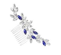 FOMIYES Peigne Cheveux Bleu Épingle Mariage Décorative Accessoire Cheveux Mariée Pour Chignon Mi-haut