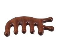 FOMIYES Peigne De Douche Bois Large Outil De Grattage Massage Peigne De Toilettage Pour Démêlage Et Soins Chevelu