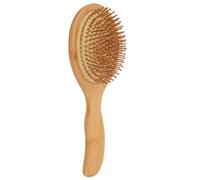 FOMIYES Peigne de Massage Plat Bambou Peigne Démêlant Portable pour Cheveux Secs Utilisation Facile