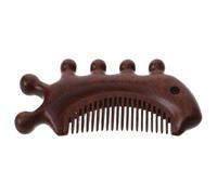 FOMIYES Peigne En De Santal De Massage Portable Pour Cuir Chevelu Et Relaxation Outil Gua Sha Peigne De Tête Cou Masseur De Cheveux Pour Voyages Et Décontraction