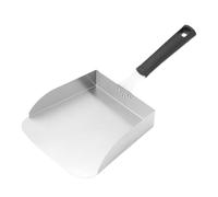 FOMIYES Pelle à Frites Multifonction en Acier Inoxydable, Spatule à Plaque de Cuisson Ergonomique, Cuillère à Aliments Frits, Ustensile Cuisine Solide pour Maison, Restaurant et Bar, 1