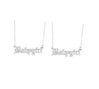 FOMIYES Pendentif Lettre Babygirl Mode Élégant pour Femme pour Saint Événements Spéciaux Nzbaik