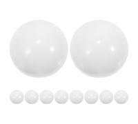 FOMIYES Perles Blanches Acryliques 12 Mm Lot de 10 pour Roue de Roulette Diamètre 8-12 Pouces, Accessoire Jeu de Société Roulette Russe, Perles Rondes Solide pour Table de Fête