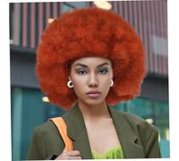 FOMIYES Perruque Afro Courte Bou Naturelle Adaptée aux Peaux Foncées Texture Douce et Volumineuse Capuchon Respirant Léger pour Usage Quotidien et Cosplay Style Afro Réaliste