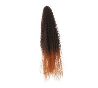 FOMIYES Perruques Tressées Africaines Extensions Afro Ondulées Cheveux Afro Au Crochet Cheveux Brésiliens Bouclés Extensions Ondulées Tressés En Laine Africaine