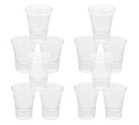 FOMIYES Petits Verres de Communion en Verre Lot de 24 Calices 15 Ml pour Dégustation et Cérémonies les Églises