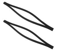 FOMIYES Pièces de machine à sceller Joint de rechange pour mastic 2pcs Écume noire B2 pour machines sous vide Entretien régulier Conservation des aliments