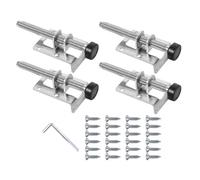 FOMIYES Pieds de Nivellement Robustes et Réglables pour Meubles Lourds, Grand Modèle 4 Pièces Vis et Clé Hexagonale, Coussins Antidérapants pour Armoires et Bibliothèques sur Sols