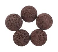 FOMIYES Pierres de Sauna à Vapeur Lot de 5 Pierres Volcaniques Naturelles 4 CM pour Poêle à Vapeur Accessoires Chauffantes Multiporeuses pour Sauna Traditionnel Extérieur