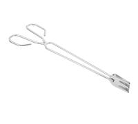 FOMIYES Pince à Bois de Camping et Barbecue, Pince à Feu Longue en Métal Forgé, Accessoire pour Foyer Extérieur et Collecte de Charbon, Adaptée aux Activités Plein Air