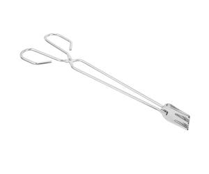 FOMIYES Pince à Bois de Camping et Barbecue, Pince à Feu Longue en Métal Forgé, Accessoire pour Foyer Extérieur et Collecte de Charbon, Adaptée aux Activités Plein Air