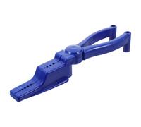 FOMIYES Pince à Clous Portable en Plastique Bleu Poignée Ergonomique et Design Compact pour Marteler et Fixer les Clous Divers Projets de Bricolage