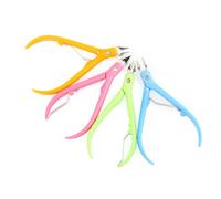 FOMIYES Pince à Cuticules Acier Inoxydable Professionnelle avec Poignée Plastique Coupe Précis et Confortable pour Manucure et Pédicure Lame Ultra-aiguisée pour Ongles