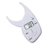 FOMIYES Pince à Étrier De Graisse Corporelle Numérique Blanc Écran Lcd, Outil De Mesure Précis Et Portable, Analyseur De Masse Grasse Pour Usage Personnel, Santé Et Fitness, Pour Homme Et Femme