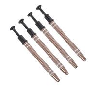 FOMIYES Pince de Préhension à 4 Broches pour Circuits Intégrés 4 Pièces Couleur Café Pince Antistatique pour Extraction Précise de Composants Électroniques Vis et Perles Outil
