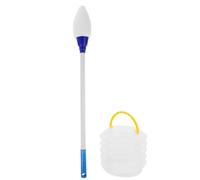 FOMIYES Pinceau de Calligraphie Géant à Eau avec Brosse Éponge Grand Pinceau Traditionnel pour Écriture au Sol Seau d'Eau Pliable Portable pour Calligraphie en Plein Couleur Aléatoire