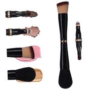 FOMIYES Pinceau De Maquillage Double Face Voyage Brosse Multifonctionnelle Pour Visage Et Yeux Outil Pratique Pour Maquillage Parfait