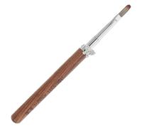 FOMIYES Pinceau Long Oval Unique avec Manche Bois pour Gel de Construction Outil de Manucure pour Salon et Utilisation à Domicile Pinceaux