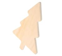 FOMIYES Planche à Découper en Contreplaqué Beige de Sapin de Noël Double Face Multifonction pour Fromages et Desserts Lors de Fêtes de Fin D'année