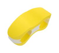 FOMIYES Planche de Natation D'entraînement Bouée Cheville Jaune Blanc en Mousse Stable Correction Posture Exercices Aquatiques Adultes Piscine Entraînement Crawl