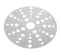 FOMIYES Plaque Conductrice de Chaleur 18 Cm en Acier Inoxydable pour Cuisson Uniforme, Diffuseur de Chaleur Adapté aux Plaques à Induction, Accessoire la Cuisine Polyvalent et Solide