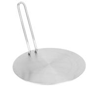 FOMIYES Plaque D'adaptation Pratique pour Induction en Acier Inoxydable et Compatible Poignée Amovible, Diffuseur de Chaleur Cuisinière Électrique